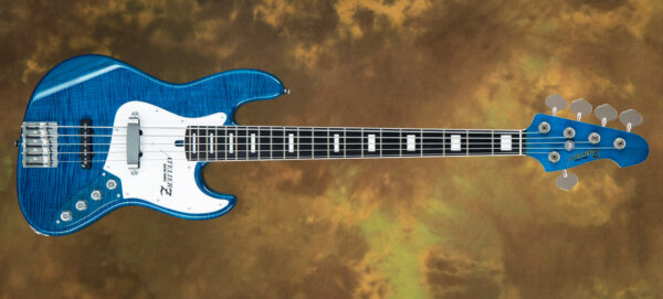 Atelier z Hikaru Yamamoto AOLIER ~gogen~ 虎紋楓木5弦電貝斯 山本光簽名款