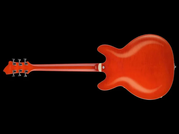 Hagstrom SUVIK-DDL半空心電吉他 酒紅虎紋漸層