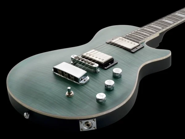 Hagstrom ULMAX-FSK輕型LP型電吉他 平光虎紋湖水綠