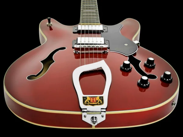 Hagstrom VIK-WCT 半空心電吉他 酒紅