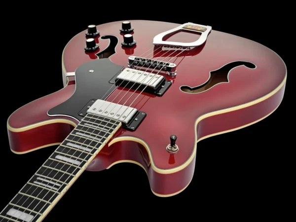 Hagstrom VIK-WCT 半空心電吉他 酒紅