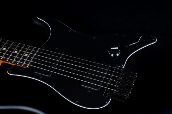 Jet Guitars JS400MBKR 雙雙重金屬電吉他 平光黑 Jim root style