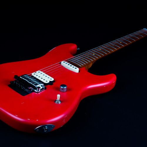Jet Guitars JS850RLCFR 仿舊大搖桿電吉他 紅