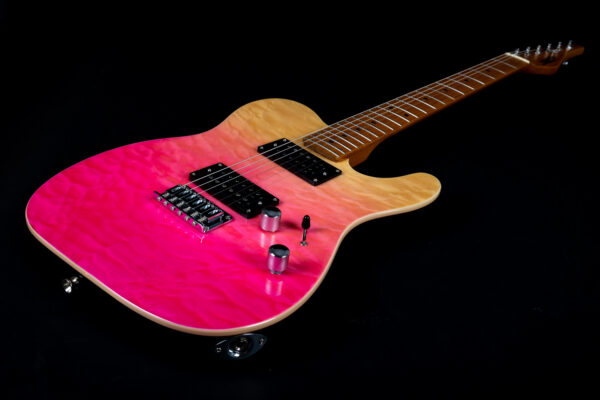 JET JT-450 QTPK (5) Jet Guitars JT450QTPK雙雙 Tele電吉他 紅黃雲狀漸層