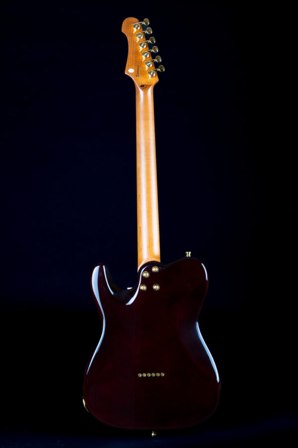 Jet Guitars JT600BSG單雙Tele電吉他 虎紋漸層金 Richie Kotzen style