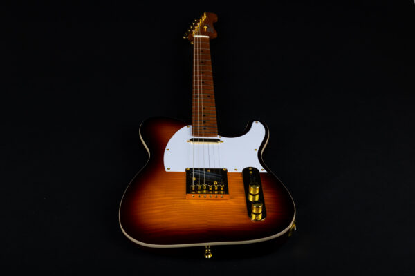 Jet Guitars JT600BSG單雙Tele電吉他 虎紋漸層金 Richie Kotzen style