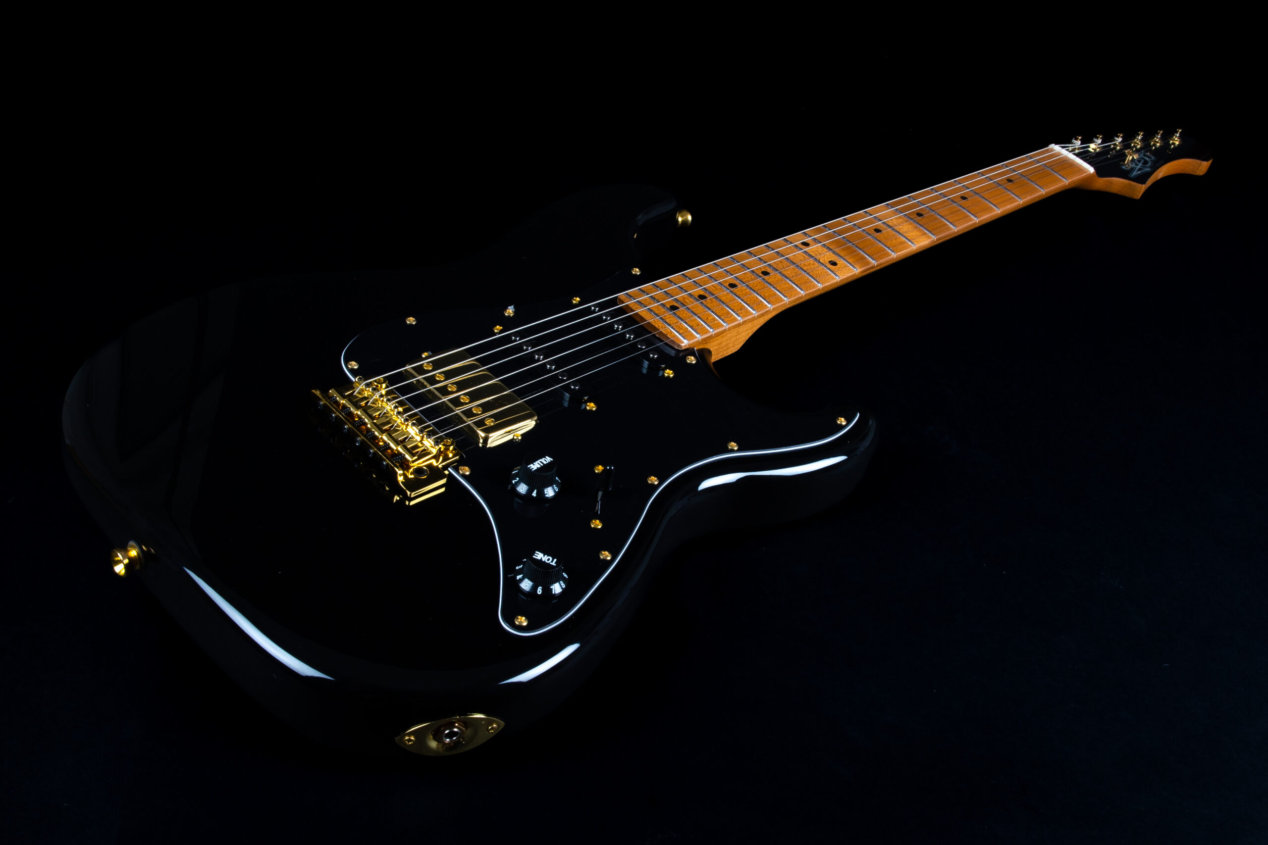 Jet Guitars JS400BKG 單單雙電吉他 黑金 Asato style
