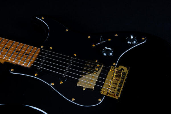JS-400 BK-G (9) Jet Guitars JS400BKG 單單雙電吉他 黑金 Asato style