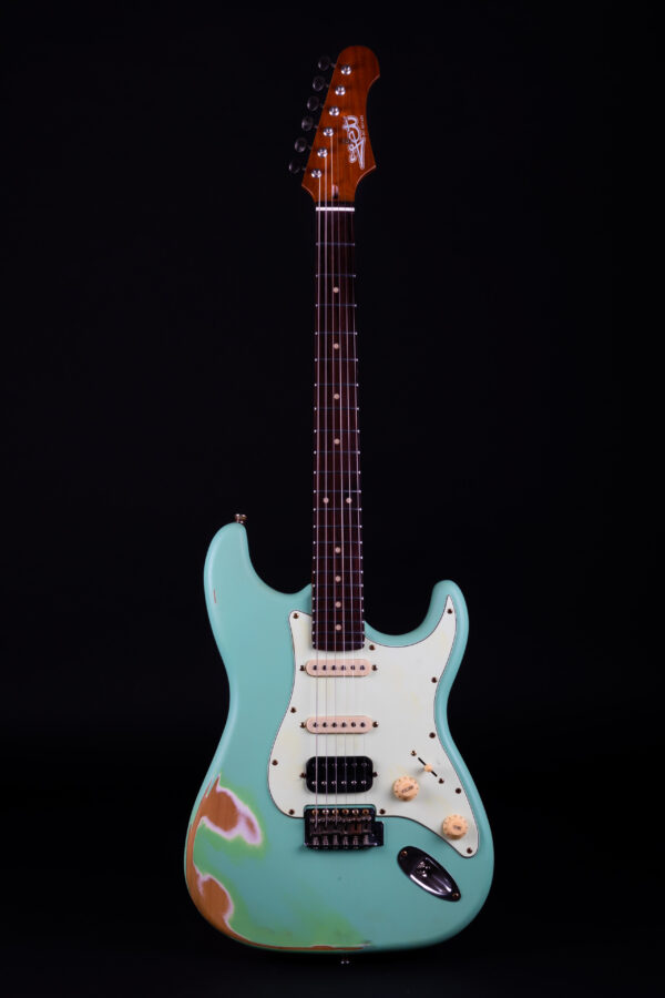 Jet Guitars JS400RLC (Reliced) SFG 單單雙電吉他 湖水綠仿舊