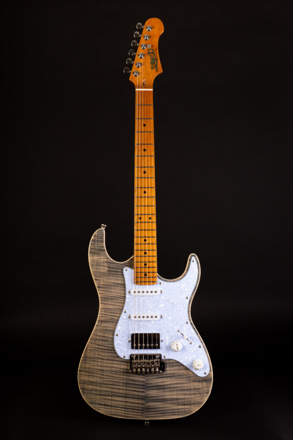 JS-450 HSS TBK (1) Jet Guitars JS450TBK單單雙電吉他 黑色虎紋楓木漸層