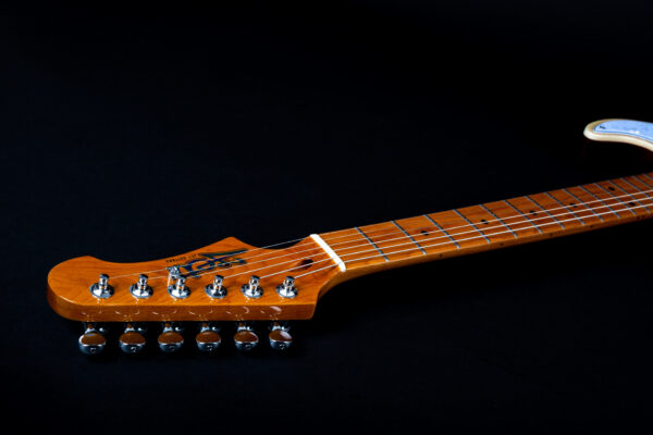 Jet Guitars JS450TBL 單單雙電吉他 藍黃海洋虎紋楓木漸層