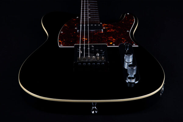JT-350-BK-R-09 Jet Guitars JT350BKR 單雙切Tele電吉他 黑/龜背