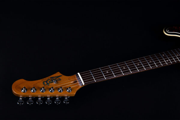 JT-350-BK-R-11 Jet Guitars JT350BKR 單雙切Tele電吉他 黑/龜背
