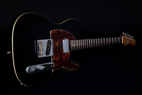 JT-350-BK-R-16 Jet Guitars JT350BKR 單雙切Tele電吉他 黑/龜背