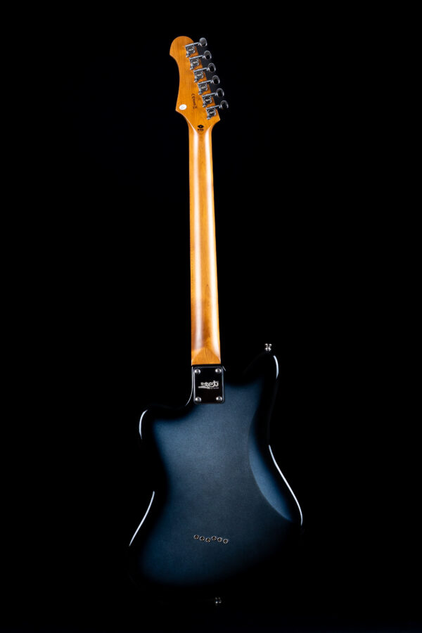 Jet Guitars JJ350 Baritone Moonburst Jazzmaster P90中音電吉他銀灰漸層