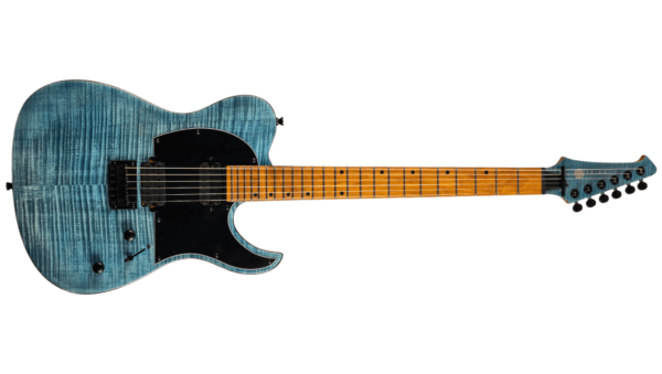 Spira重金屬電吉他淺藍虎紋楓木T-450  TDB