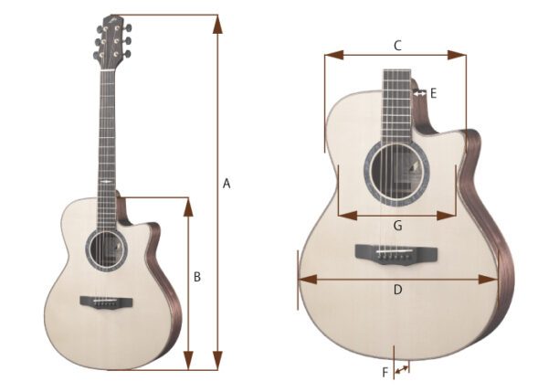Morris Guitars M82 全單板指彈日製吉他 陳列品