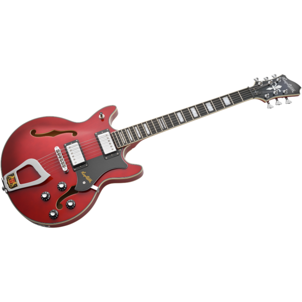 Hagstrom ALV-WCT小桶身半空心電吉他 酒紅