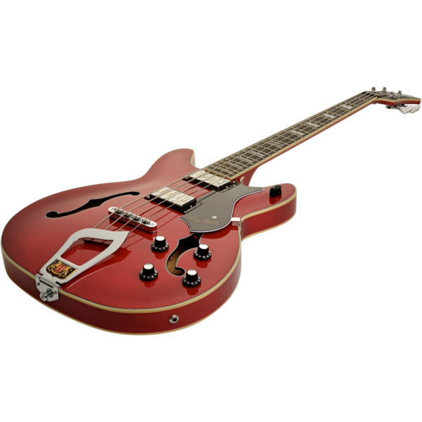 Hagstrom VIKB-WCT半空心電貝斯 酒紅