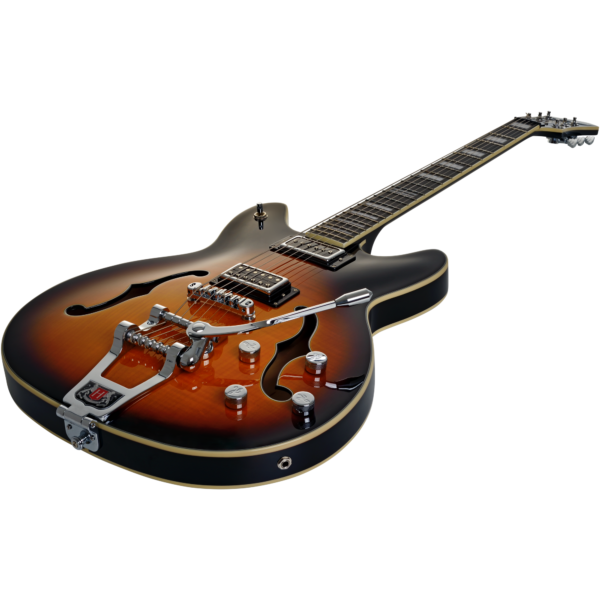 Hagstrom VIDLXBARI-TSB半空心中音電吉他 煙燻漸層