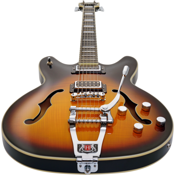 Hagstrom VIDLXBARI-TSB半空心中音電吉他 煙燻漸層