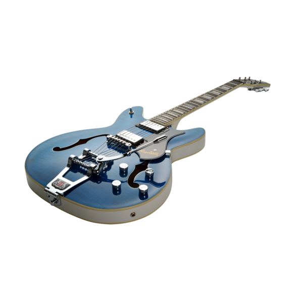Hagstrom TREVIDLX-CLS搖桿半空心電吉他 海軍藍