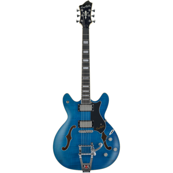 Hagstrom TREVIDLX-CLS搖桿半空心電吉他 海軍藍
