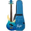 FLIGHT ROCK UKULELE MINI BASS TBL23吋PB迷你電貝斯 海洋漸層