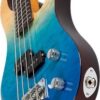 FLIGHT ROCK UKULELE MINI BASS TBL23吋PB迷你電貝斯 海洋漸層