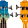 FLIGHT ROCK UKULELE MINI BASS TBL23吋PB迷你電貝斯 海洋漸層