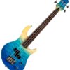 FLIGHT ROCK UKULELE MINI BASS TBL23吋PB迷你電貝斯 海洋漸層