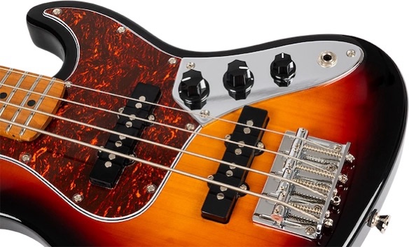 FLIGHT ROCK MINI JAZZ BASS SB 23吋JB迷你電貝斯 夕陽漸層