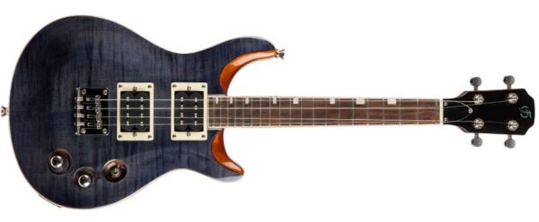 FLIGHT ROCK VANGUARD TENOR TBK PRS型實心電烏克麗麗 虎紋楓木黑灰漸層