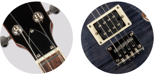 FLIGHT ROCK VANGUARD TENOR TBK PRS型實心電烏克麗麗 虎紋楓木黑灰漸層