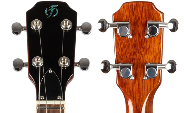 FLIGHT ROCK VANGUARD TENOR TBK PRS型實心電烏克麗麗 虎紋楓木黑灰漸層