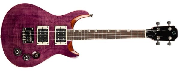 FLIGHT ROCK UKULELE VANGUARD TENOR TPP PRS型實心電烏克麗麗 虎紋楓木紫色漸層