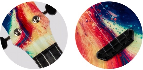 FLIGHT UKULELE UTS-40 SWIRL  全碳化塑鋼高音烏克麗麗 紅藍炫浪