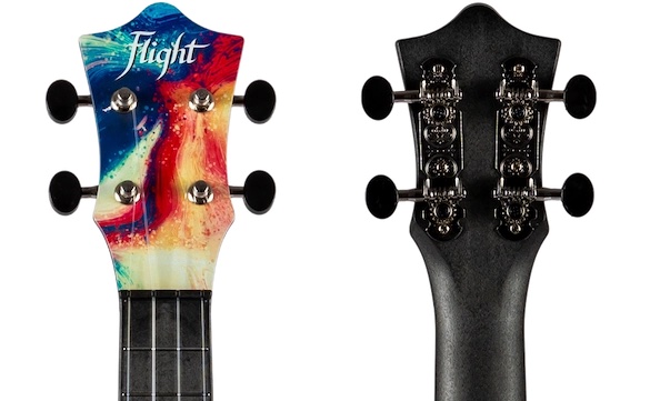 FLIGHT UKULELE UTS-40 SWIRL  全碳化塑鋼高音烏克麗麗 紅藍炫浪