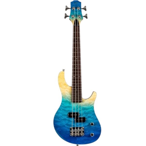 FLIGHT ROCK UKULELE MINI BASS TBL23吋PB迷你電貝斯 海洋漸層