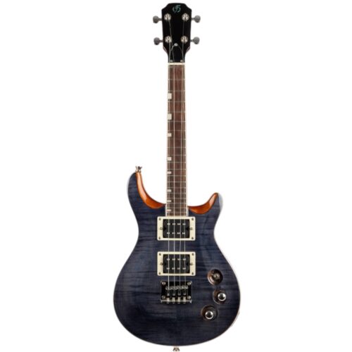 FLIGHT ROCK VANGUARD TENOR TBK PRS型實心電烏克麗麗 虎紋楓木黑灰漸層