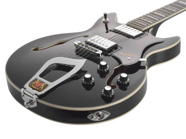 Hagstrom ALV-BLK小桶身半空心電吉他 黑