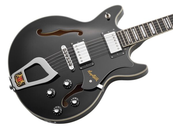Hagstrom ALV-BLK小桶身半空心電吉他 黑