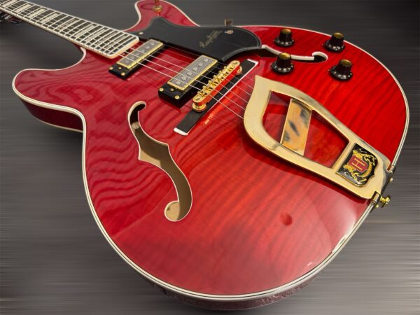 photoroom_20251209_194007 Hagstrom VIK67-G-WCT Elvis Presley 貓王簽名款半空心電吉他 酒紅