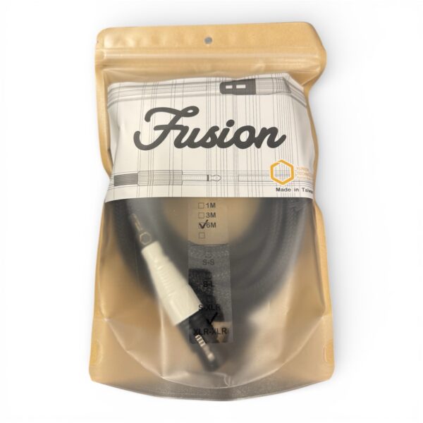 Yunion Technology 台灣手工高傳真麥克風線材 Fusion 系列 6M XLR-XLR