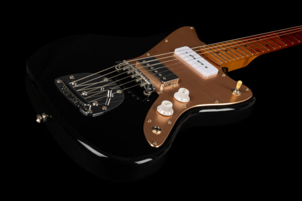 JJ-350-BGT-3 Jet Guitars JJ350 P90 BGT 雙線圈/P90電吉他 黑/金銅
