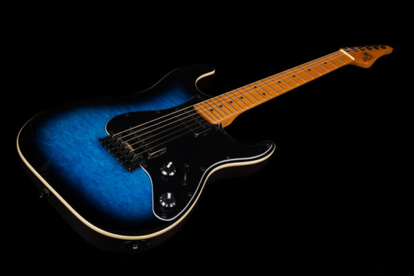 Jet Guitars JS 450BLB 雙雙電吉他 虎紋藍色楓木漸層