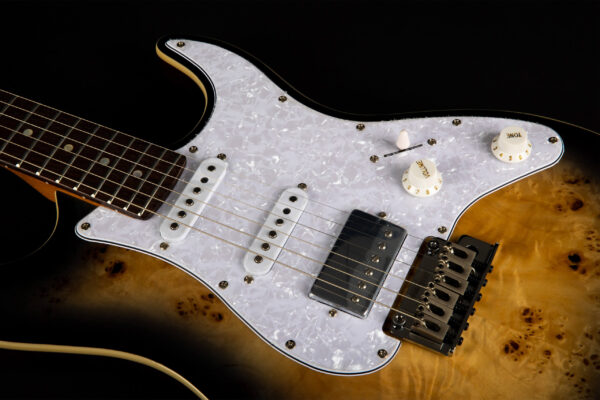 Jet Guitars JS 450Q TB R單單雙電吉他 雲狀楓木漸層