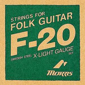 Morris 木吉他弦 F-20XL （瑞典鋼芯）