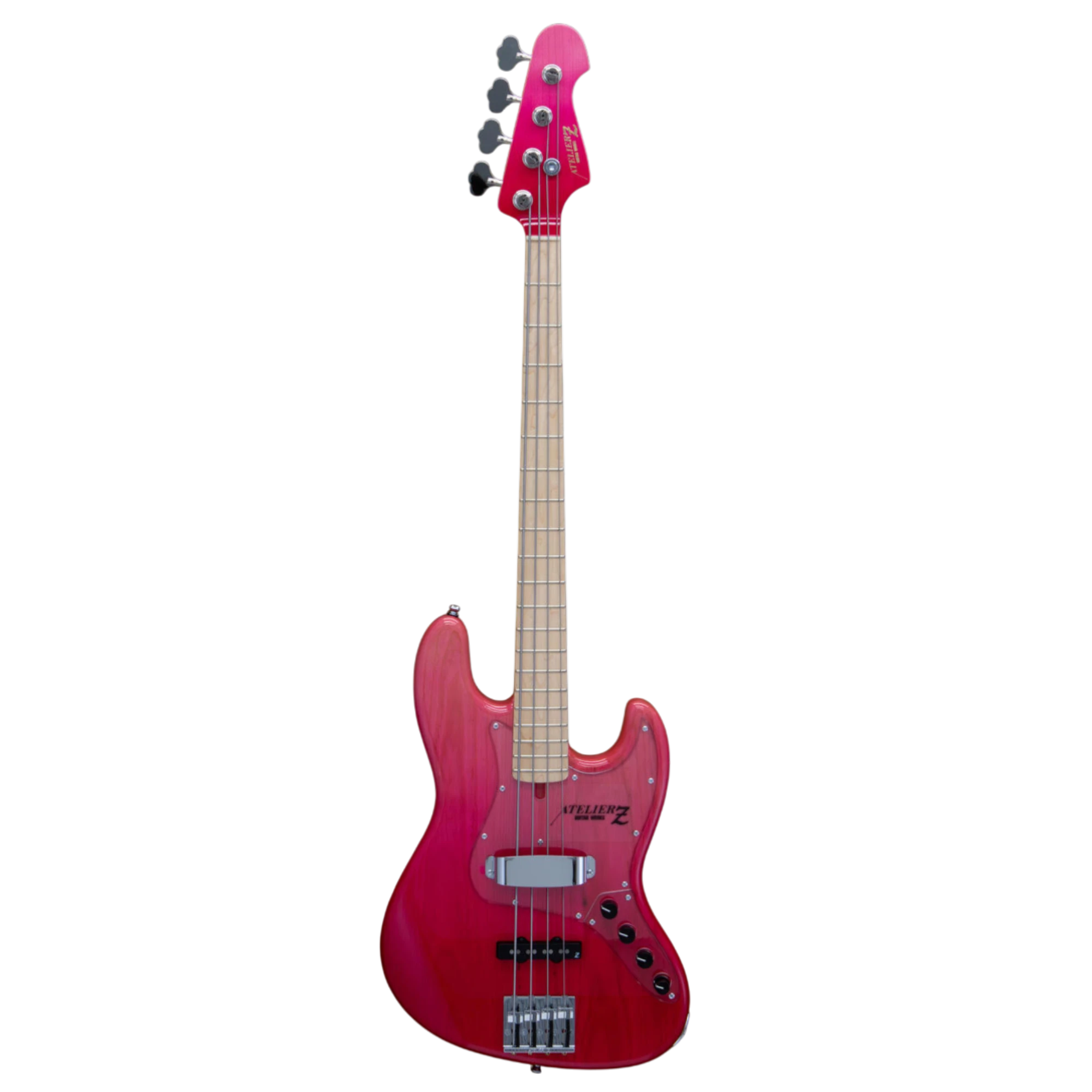 Atelier Z M245 限量版日製四弦電貝斯粉紅透明漸層( Pink Fade) 2026